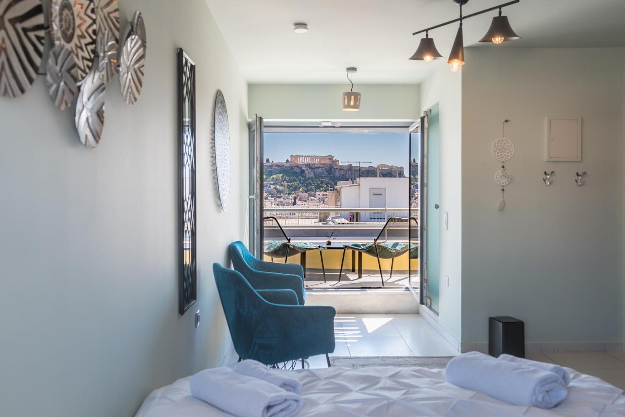 Acropolis View Mini Sky Suite & Hot Tub Atenas Exterior foto