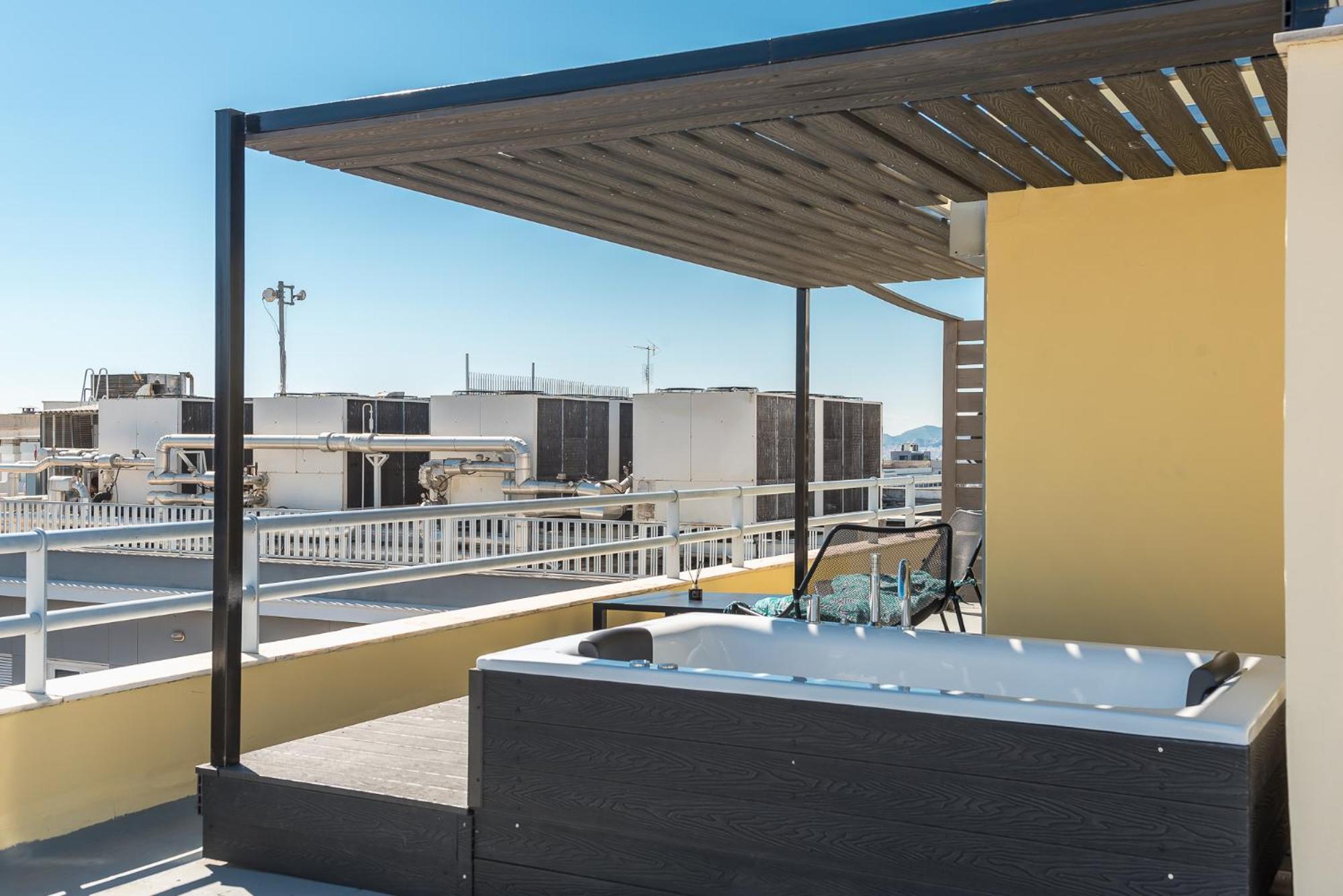 Acropolis View Mini Sky Suite & Hot Tub Atenas Exterior foto