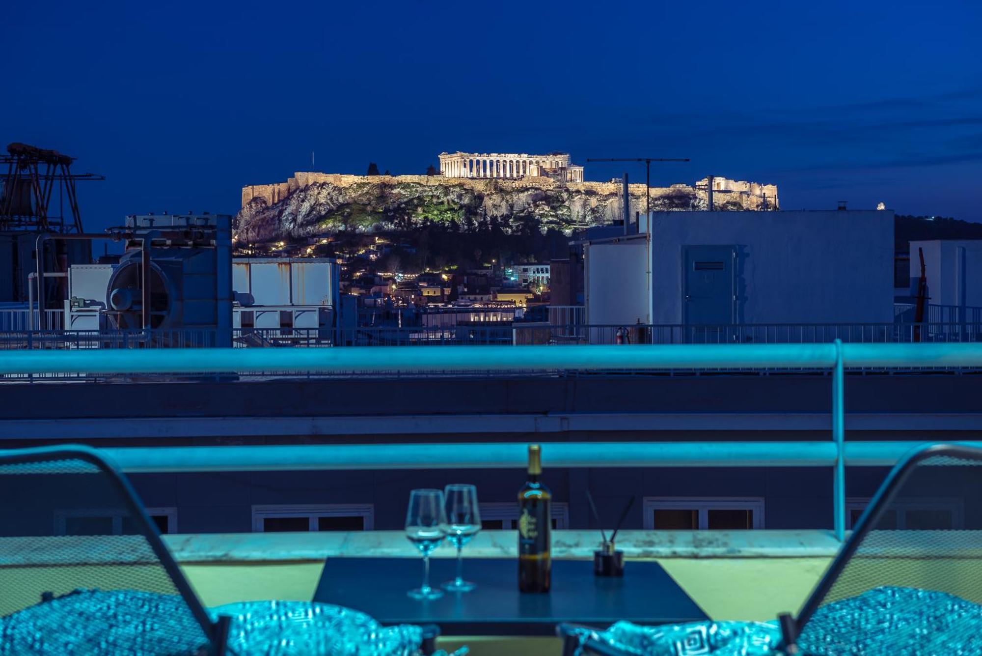 Acropolis View Mini Sky Suite & Hot Tub Atenas Exterior foto